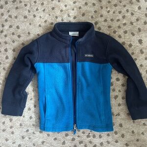 Columbia Kids Blue and Navy Fleece Jacket